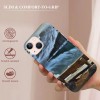 Shangniulu Compatible for iPhone 13 Pro Case, Aesthetic Nature Snow Mountain Lake iPhone Case Drop Protection Slim Shockproof TPU Clear Case Gift for Men Women