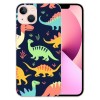 Shangniulu Compatible for iPhone 13 Pro Case, Colorful Cute Cartoon Dinosaur Printed iPhone Case Drop Protection Slim Shockproof TPU Clear Case Gift for Men Women