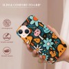 Shangniulu Hippie Flower Case Indie Aesthetic Cute Mushroom Graphic Print Shockproof Protective Case Soft TPU Hard Back Anti-Scratch Cover