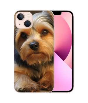 Shangniulu Compatible for iPhone 13 Pro Max Case, Cute Funny Sherena Dog Pet Dog iPhone Case Drop Protection Slim Shockproof TPU Clear Case Gift for Men Women