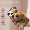 Shangniulu Compatible for iPhone 13 Pro Max Case, Cute Funny Sherena Dog Pet Dog iPhone Case Drop Protection Slim Shockproof TPU Clear Case Gift for Men Women