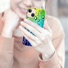 Shangniulu Compatible for iPhone 14 Pro Max Case, Aesthetic Colorful Rainbow Drops iPhone Case Drop Protection Slim Shockproof TPU Case Gift for Men Women