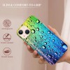 Shangniulu Compatible for iPhone 14 Pro Max Case, Aesthetic Colorful Rainbow Drops iPhone Case Drop Protection Slim Shockproof TPU Case Gift for Men Women