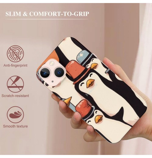 Shangniulu Cute Cartoon Duck Case Girls Women Kawaii Cartoon Printed Shockproof Protective Case Soft TPU Hard Back Anti-Scratch Cover