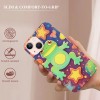 Shangniulu Cute Case Girls Women Cartoon Frog Print Case Kawaii Design Shockproof Protective Cases Soft TPU Hard Back Anti-Scratch Cover for iPhone 13/14 Pro