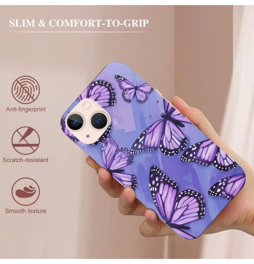 Shangniulu Cute Soft TPU&amp;Aluminum Hard Back Shatter-Resistant Shockproof Anti-Fall Protective Girly Cover Case for iPhone