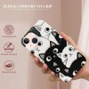 Shangniulu Cute Clear Phone Case for iPhone 13 Soft Shoockproof Phone Case Funny Cats Girly Case