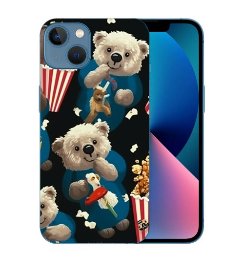 Shangniulu Snack Bar Attack Print iPhone Case Anti Slip and Drop Resistant Case for iPhone 15 Pro Max