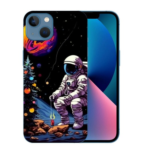 Shangniulu Moon Camping Print iPhone Case Anti Slip and Drop Resistant Case for iPhone 15 Pro Max