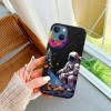 Shangniulu Moon Camping Print iPhone Case Anti Slip and Drop Resistant Case for iPhone 15 Pro Max